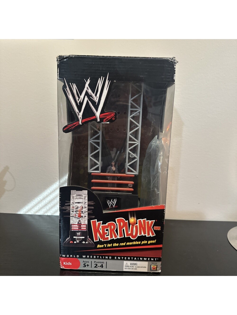 WWE KERPLUNK MARBLE GAME MATEL 2010 UNDERTAKER CENA TRIPLE H WRESTLING complete